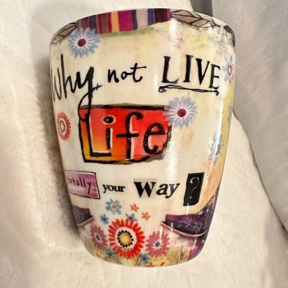 Boot Life Why Not Live Life Totally Your Way Coffee Tea Mug 17 Oz - Picture 9 of 16